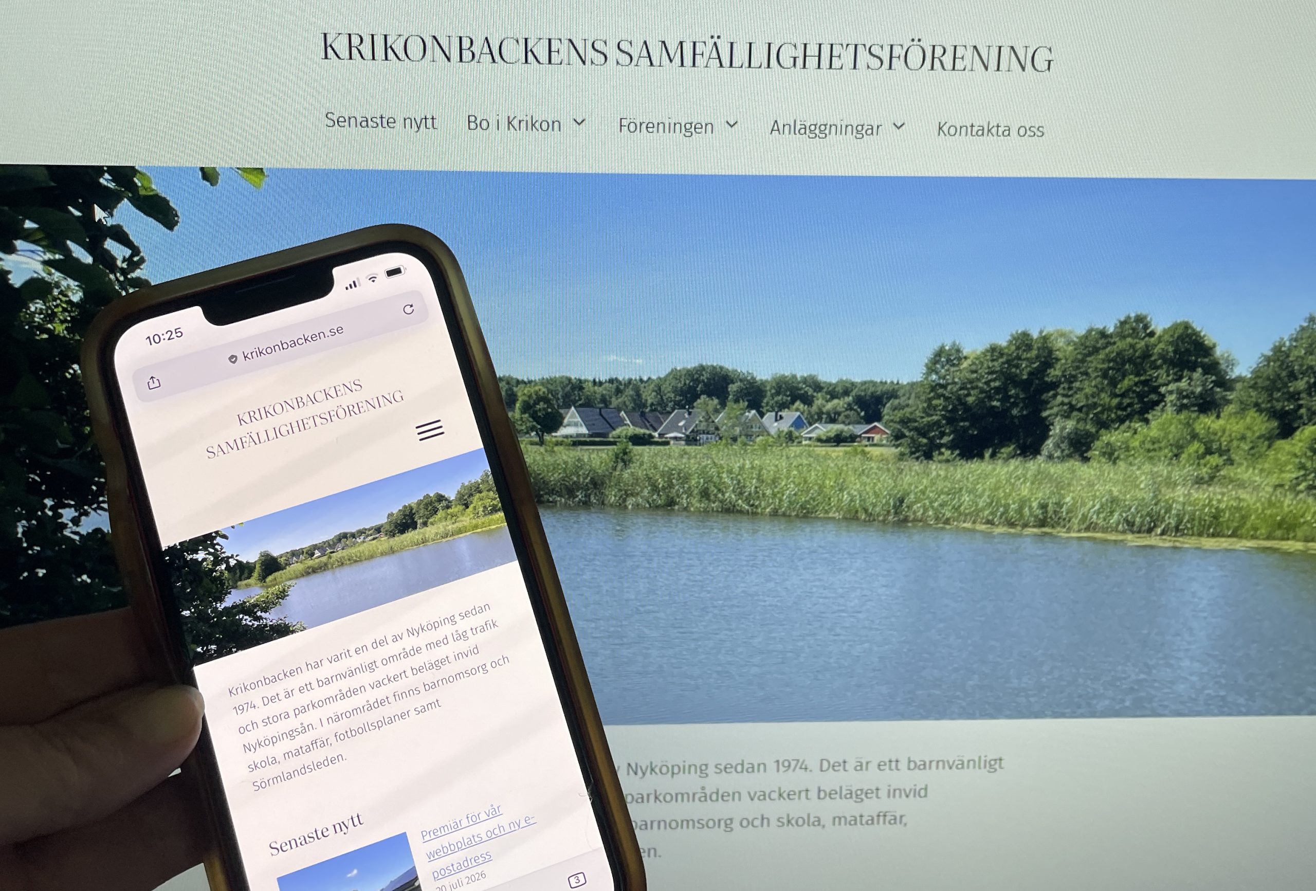 Premiär för vår webbplats och ny e-postadress